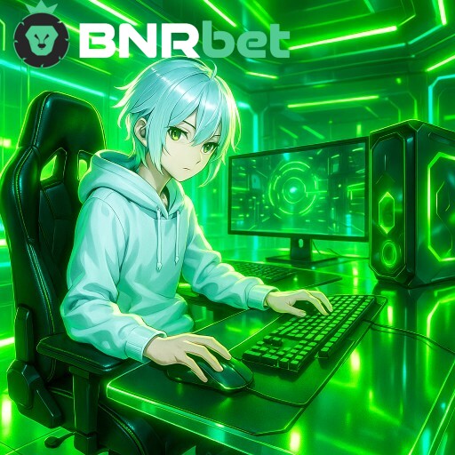 Tela do aplicativo BNRBET com interface moderna e notificações em tempo real