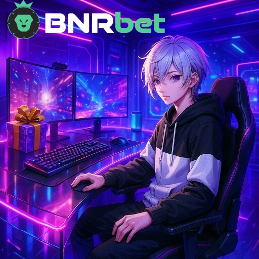 Imagem promocional da BNRBET mostrando a plataforma e suas vantagens