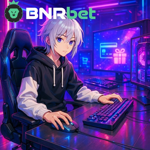 Imagem promocional da BNRBET mostrando a plataforma e suas vantagens